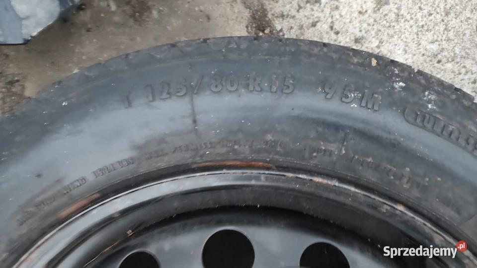 Koło dojazdowe zapasowe lewarek Alfa 147 15