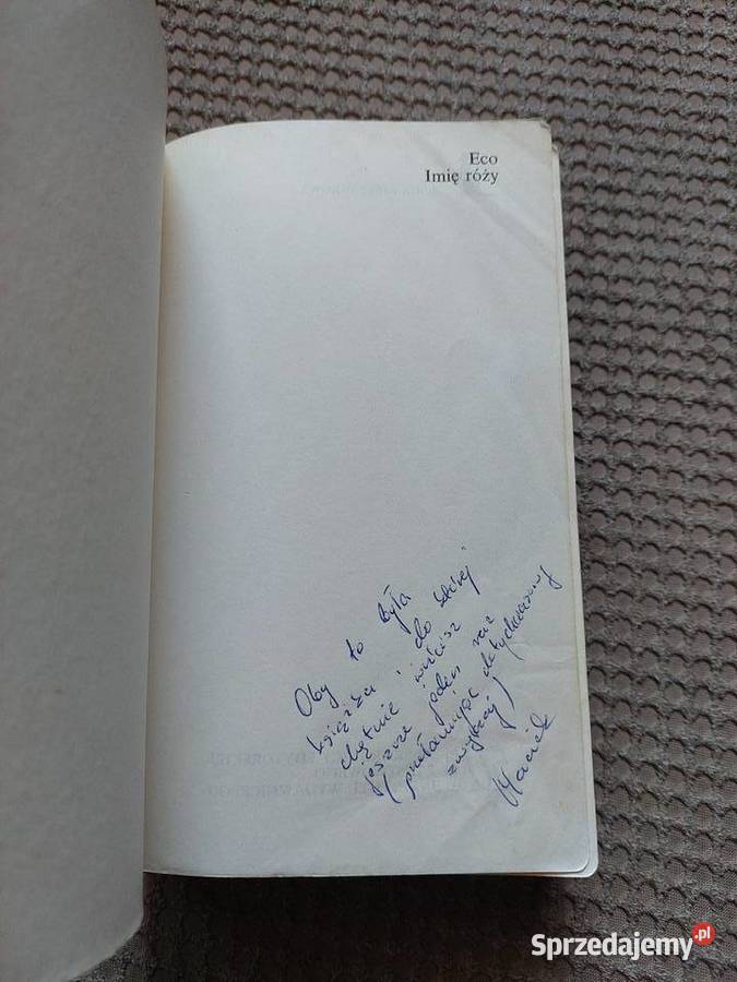 Imię Róży Umberto Eco ISBN 8306024842