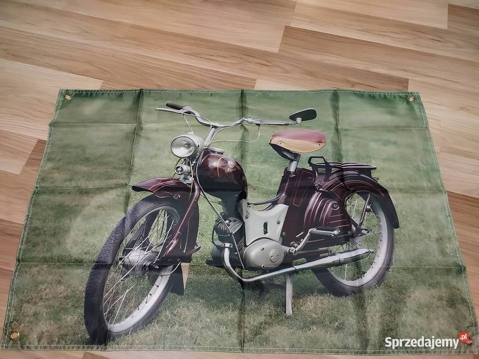 Plakat baner do garażu Simson 90x60 materiał wielkopolskie Gniezno