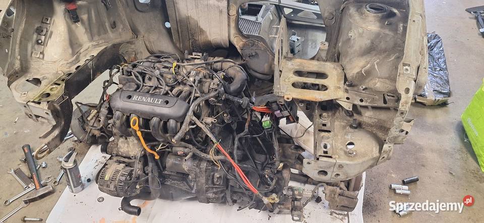 Silnik 8v d7f renault twingo clio kango