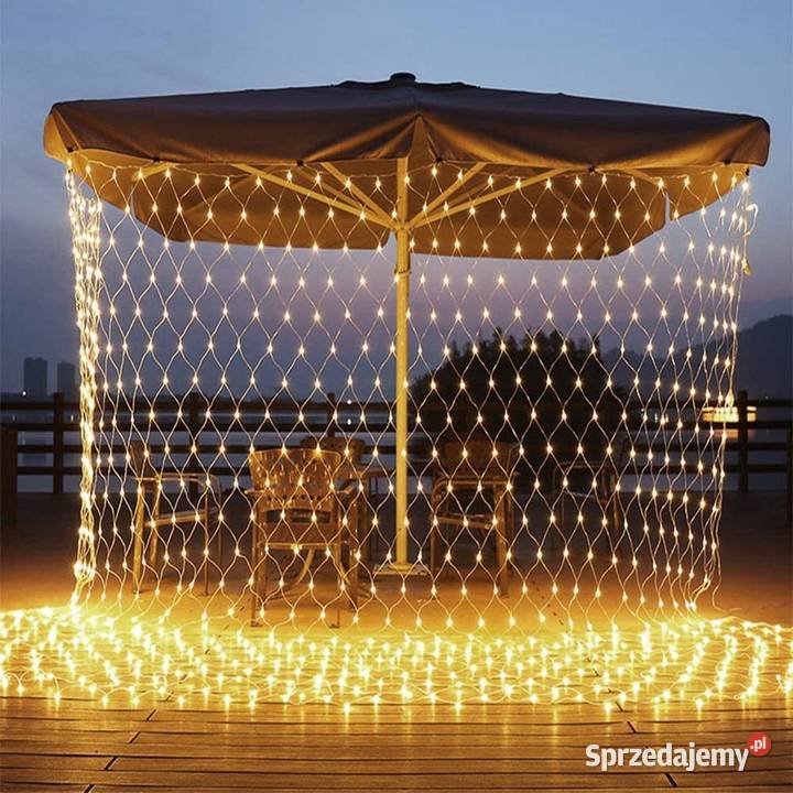 kurtyna świetlna na zewnątrz 100 LED Zamość sprzedam