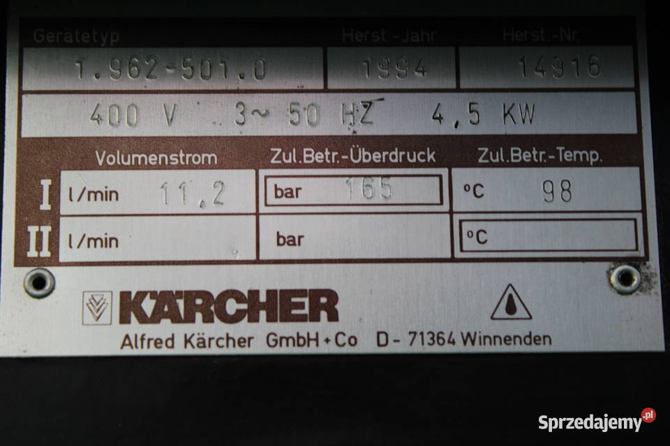 Myjka Karcher HDS 600 C Gorąca Woda Gwarancja Radom