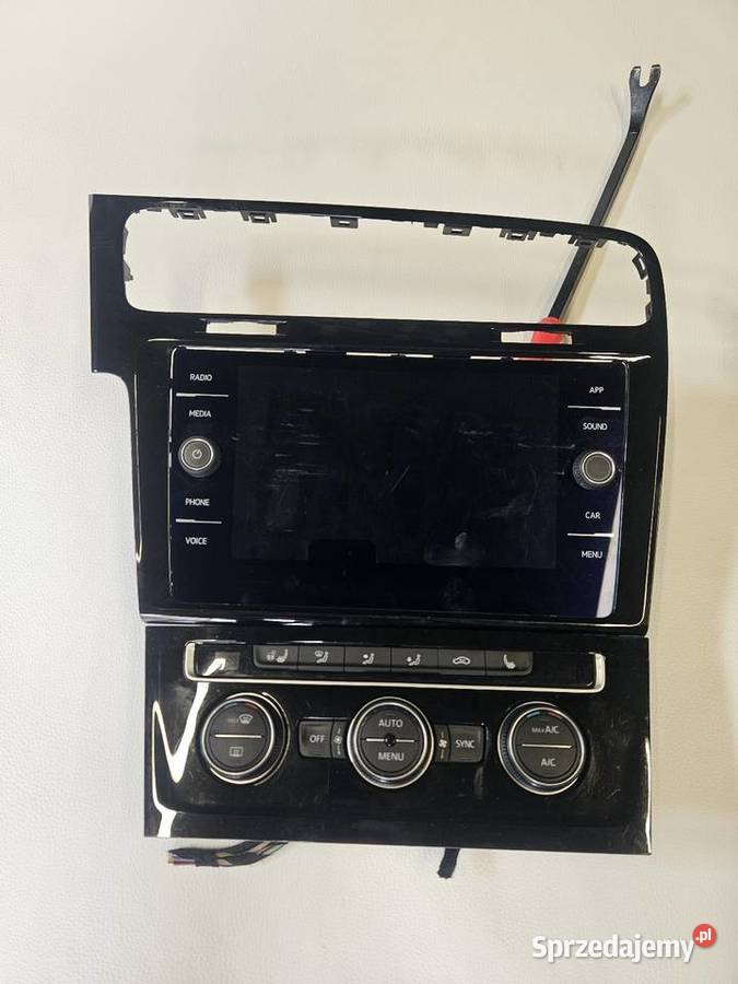 VW Golf 7 VII lift radio wyświetlacz panel