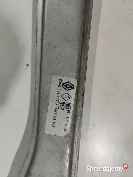 MECHANIZM PODNOŚNIK SZYBY PRAWY PRZÓD RENAULT