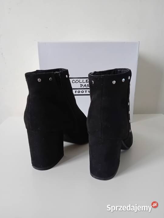 Czarne botki Deezze czarny Kozaki mazowieckie Warszawa
