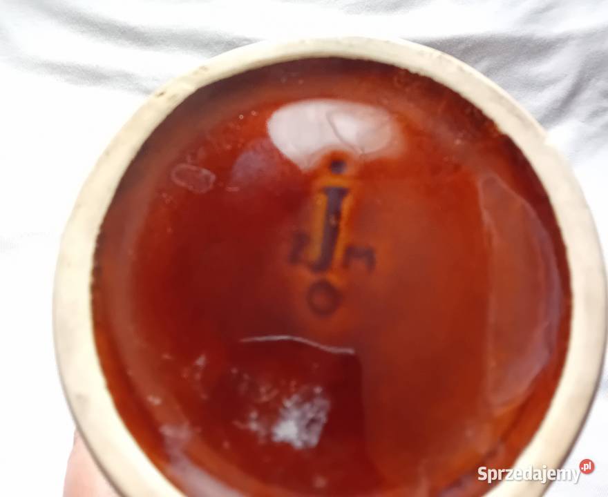 Ceramiczna karafka ZMO Jaroszów PRL Koźminek