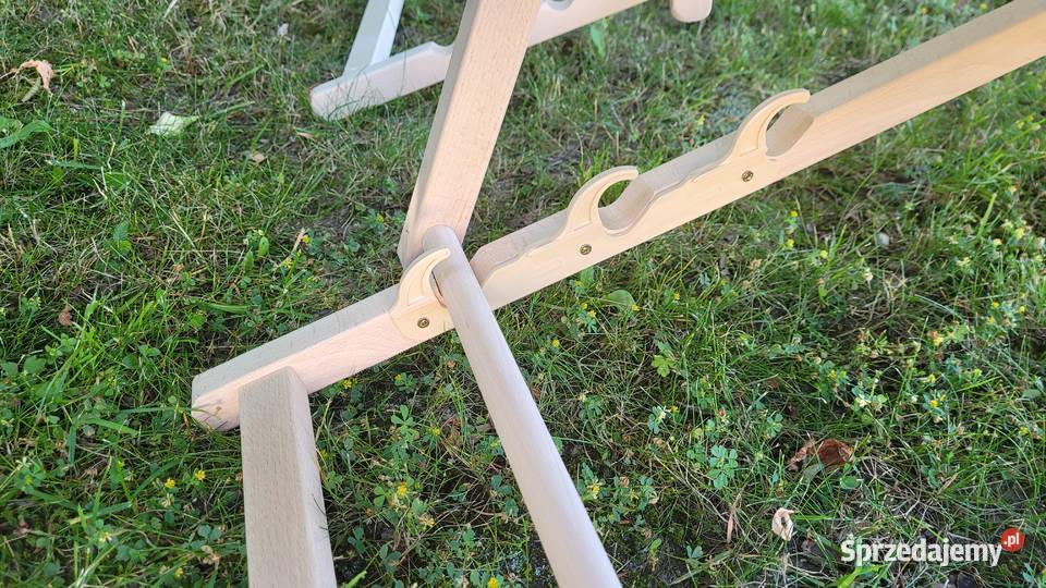 POLSKI Leżak DREWNIANY plażowy ogrodowyMIX Kraków