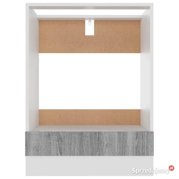 Szafka pod piekarnik szary dąb sonoma 60x46x815