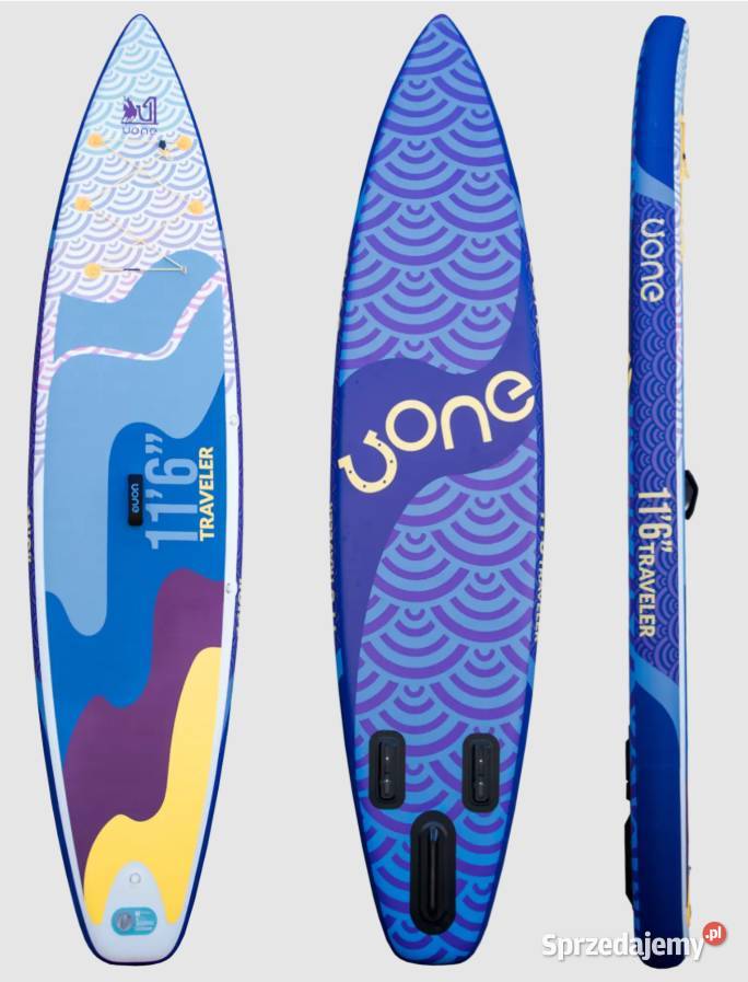 UONE deska pompowana z wiosłem Traveler 116 2024 Pozostałe Poznań sprzedam