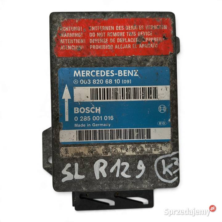 MODUŁ PRZEKAŹNIK PAŁĄKA Mercedes R129 0038206810 Chełm