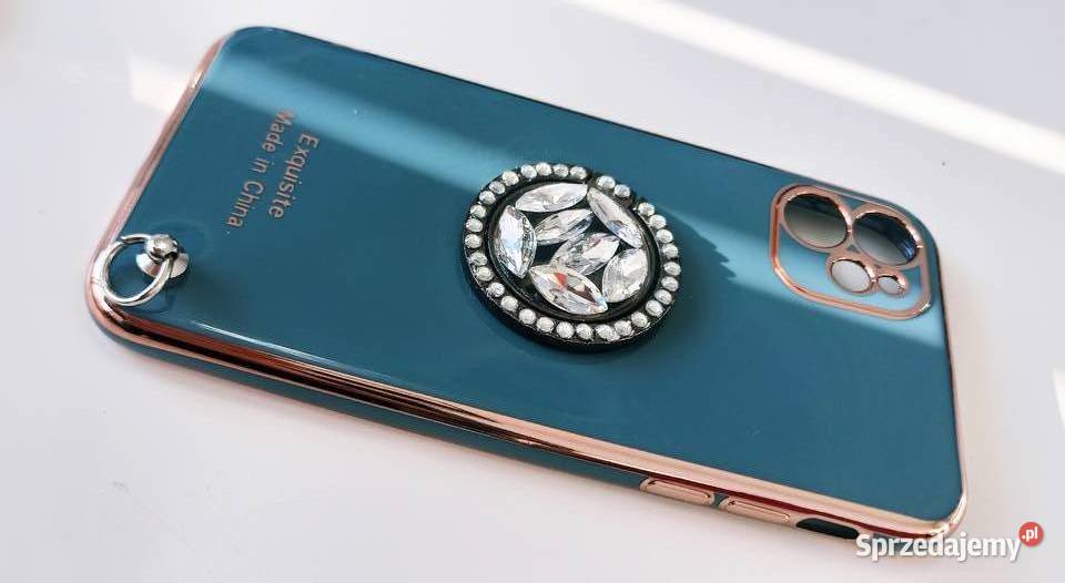 Etui case na Iphone 11 podstawka z kryształami - PREZENT!!