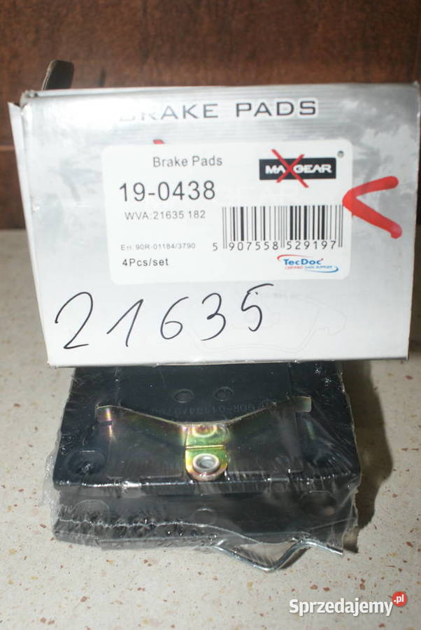 Klocek hamulcowy kpl przód VW TRANSPORTER IV Białobrzegi