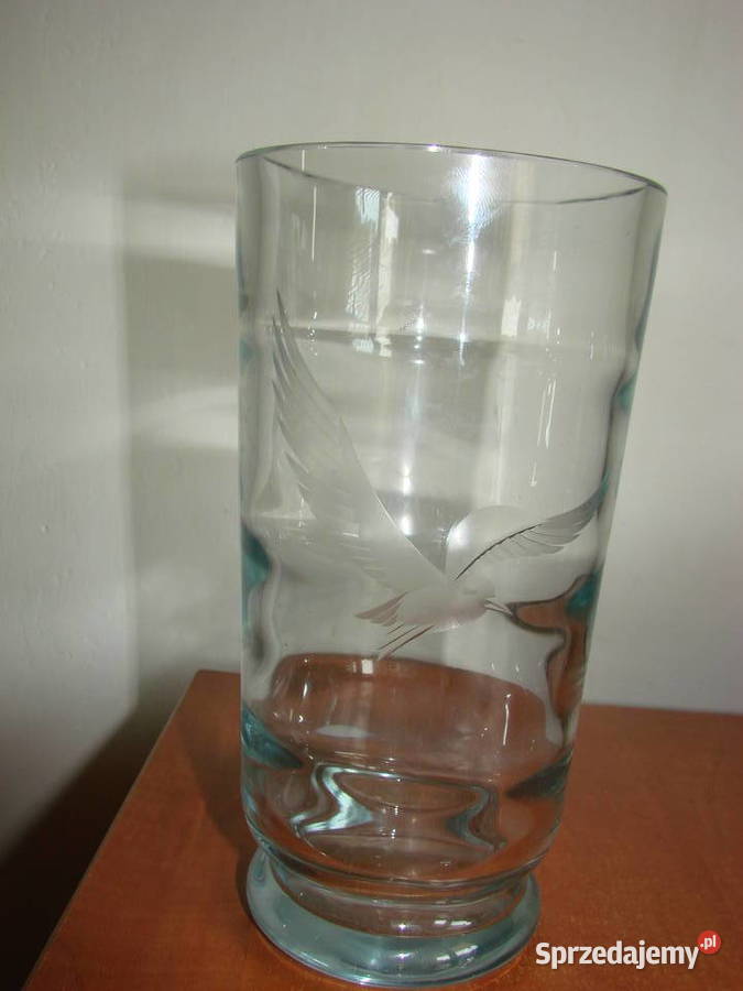 stary skandynawski wazon z ptakiem pomorskie Pruszcz Gdański