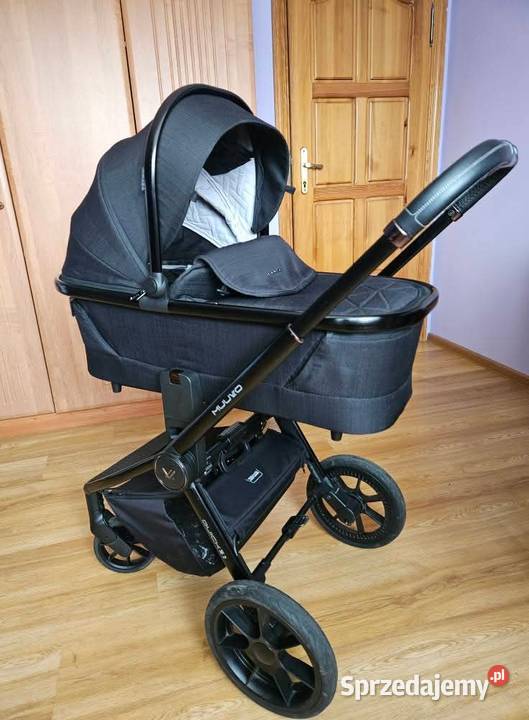 wózek MUUVO QUICK SE2 chromium black spacerówka Bystrzyca Kłodzka sprzedam