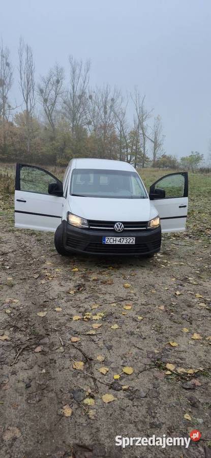 Volkswagen Caddy 2019 20 TDI 75 kW FVAT 23 Biały Choszczno sprzedam