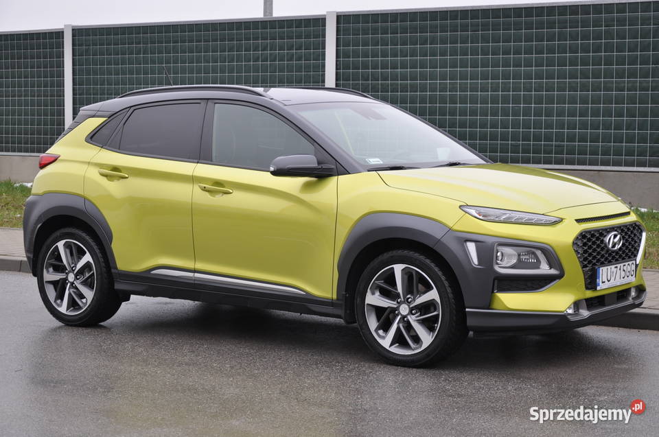 Hyundai Kona 16 TGDI 4x4 4WD Krajowy 100 elektrycznie ustawiane fotele Motoryzacja Bilcza