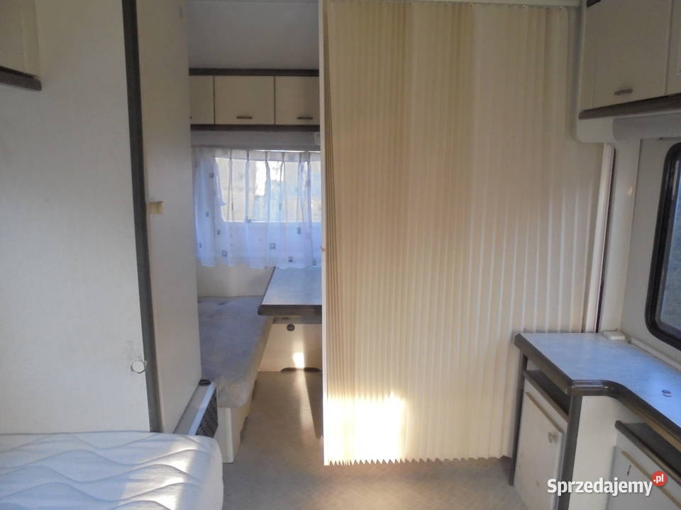 przyczepa kempingowa hobby na działkę