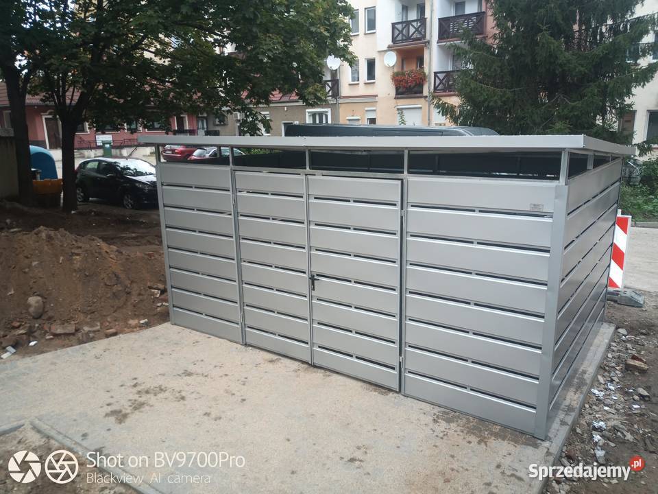 WIATY ŚMIETNIKOWE PANELOWE Altana Rowerowa Góra Kalwaria