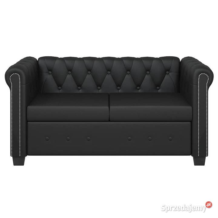vidaXL Sofa 2osobowa w stylu Chesterfield