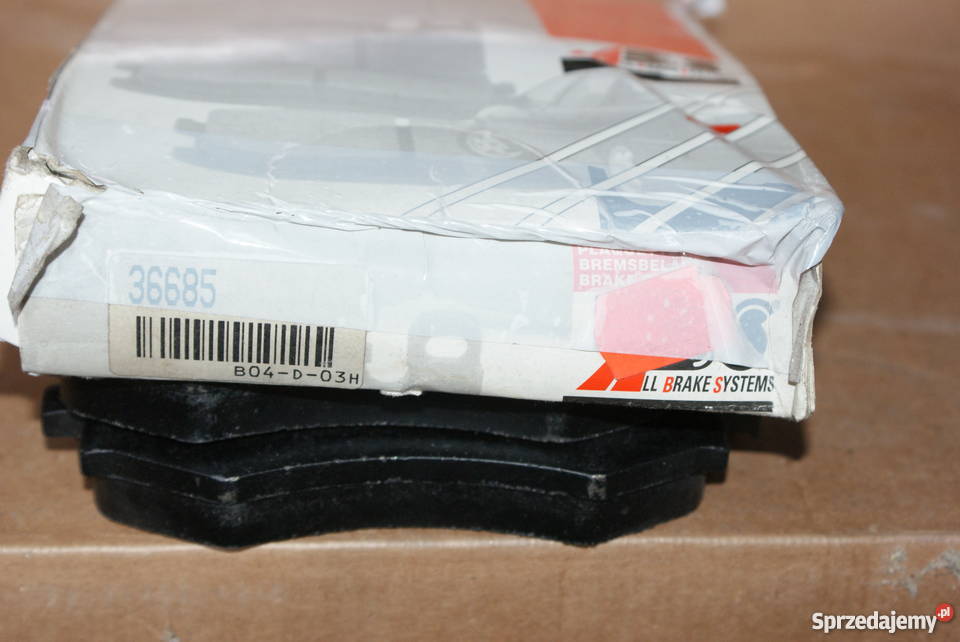 36685 ABS KLOCKI HAMULC NISSAN 240SX 8991 Zestaw osobowe Białobrzegi