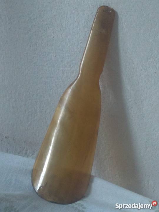 STARA ŁYŻKA DO BUTÓW ręczny wyrób RÓG NATURALNY