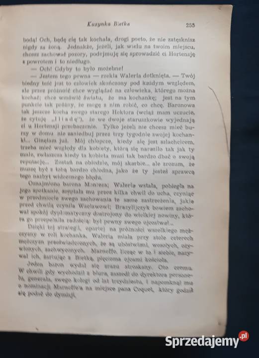Balzac Kuzynka Bietka Ksiażka i Wiedza 1949 r Koźminek