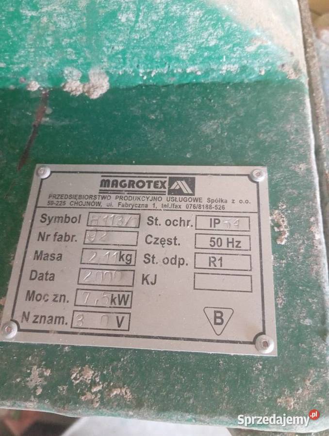 Śrutownik bijakowy 75KW Kiernozia