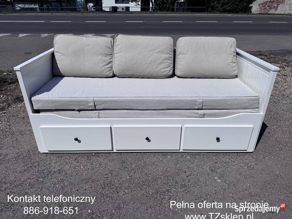 IKEA HEMNES Leżanka Łóżko z 3 szufladami 2 Rybnik