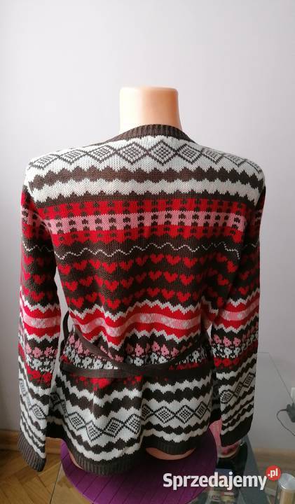 DAMSKI SWETER RAINBOW COLLECTION WIĄZANY NA