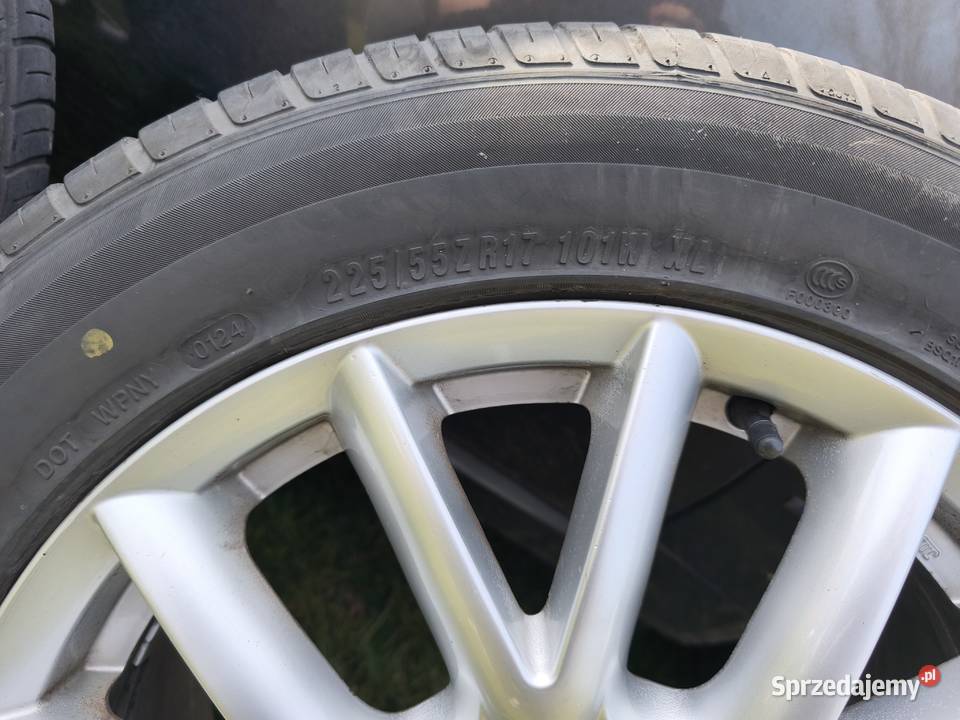 Alufelgi 17 5x110 opony letnie Piotrków Trybunalski