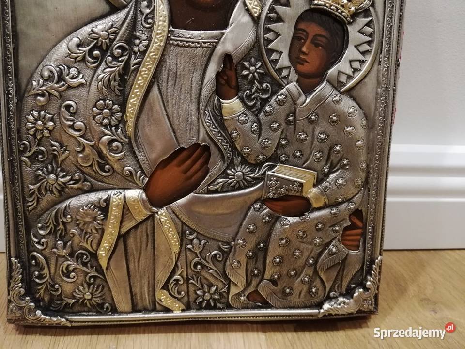 Piękna Ikona Matki Boskiej Częstochowskiej łódzkie Łódź sprzedam