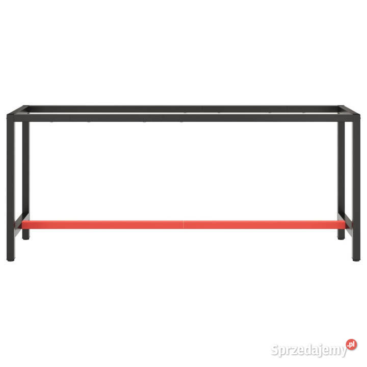 Rama do stołu roboczego czerwonoczarna 190x50x79 mazowieckie Warszawa