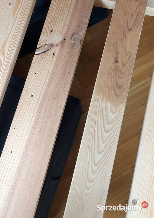 Drewniane łóżko w stylu skandynawskim Dom i Ogród Warszawa sprzedam