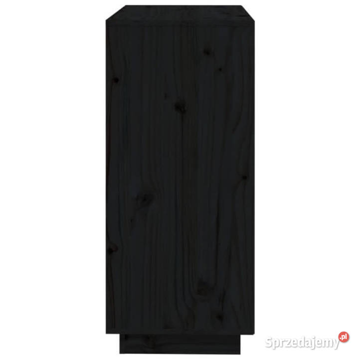 Szafka czarna 74x35x80 lite drewno sosnowe Dom i Ogród Warszawa