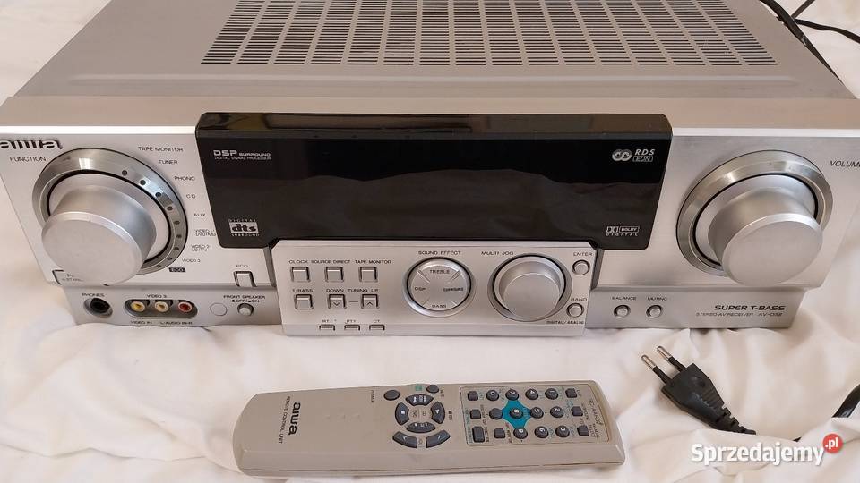 Srebrny Amplituner AIWA AVD58 51 Kutno