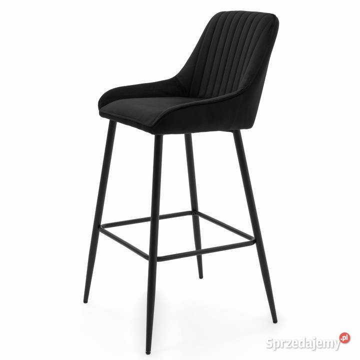 Czarny Hoker Tapicerowany Passo Wysyłka 24H Tarchały Małe