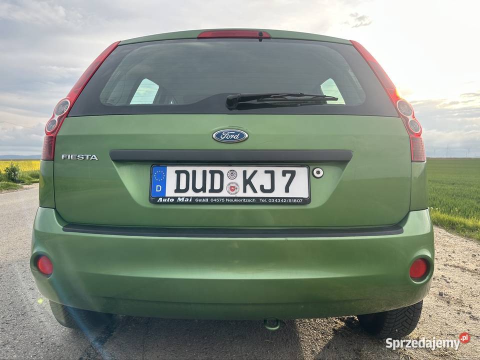 Ford Fiesta VI 14 16V 80 2007 z Niemiec Fiesta