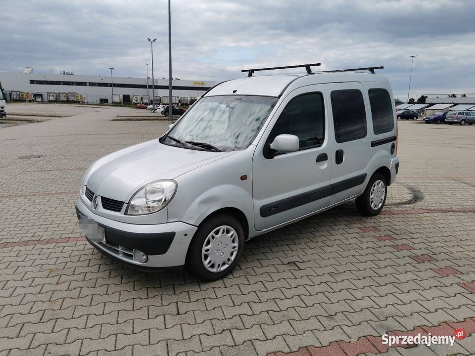 Renault kangoo LIFT 03r Klima benzyna srebrny Sochaczew-Wieś