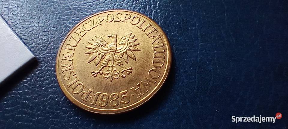 Stare monety 5 złotych 1985 PRL Polska cudo Lesko