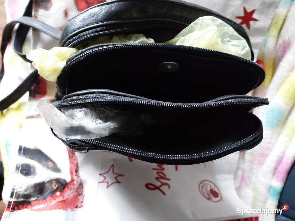 Mały plecak czarny skórzany Wrocław