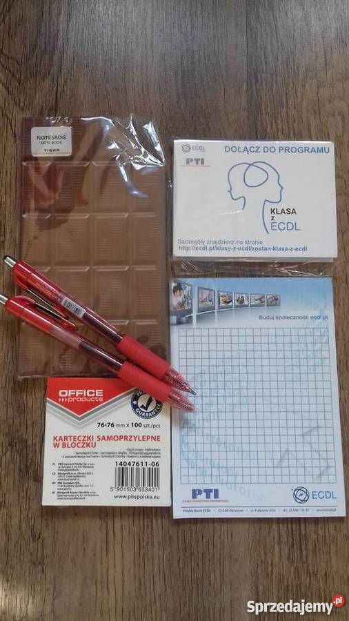 Notesy 4 sztuki Iława sprzedam