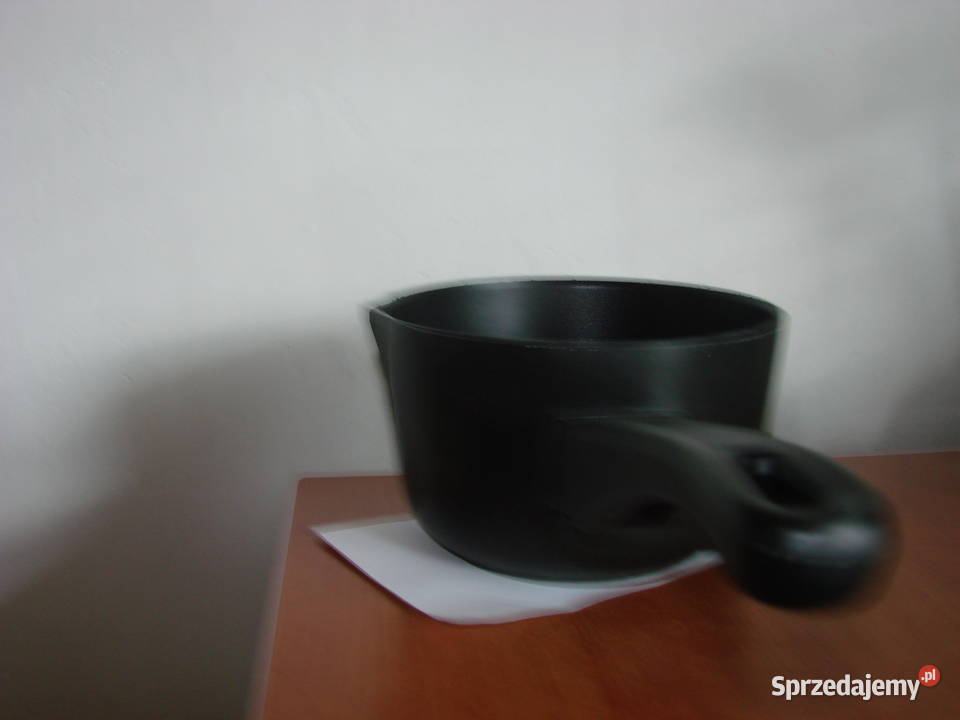 Look islandzki aluminiowy rondel czarny