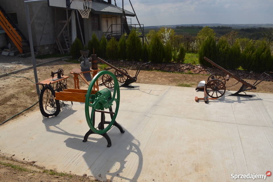 Wasąg pług tokarka śrutownik maszyna do szycia i Klimontów