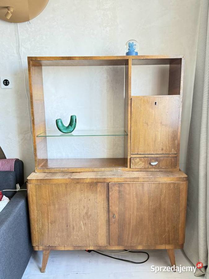 Kredens biblioteczka szafka lata 50 meble PRL Warszawa