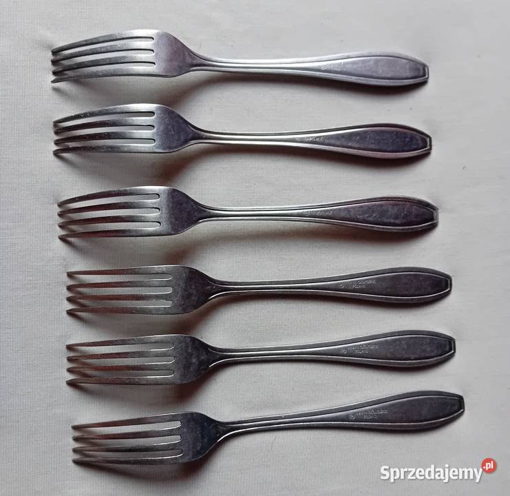 Komplet 6 widelców ze stali nierdzewnej Hefra Antyki Koźminek