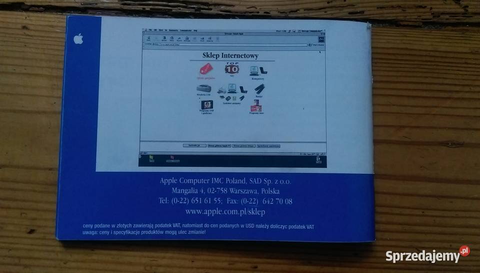 Macintosh foldery katalog itp Lębork sprzedam