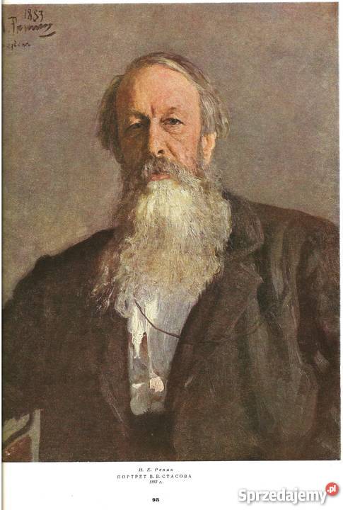 Reprodukcja Ilja Riepin Repin portret Stasowa zachodniopomorskie Szczecin