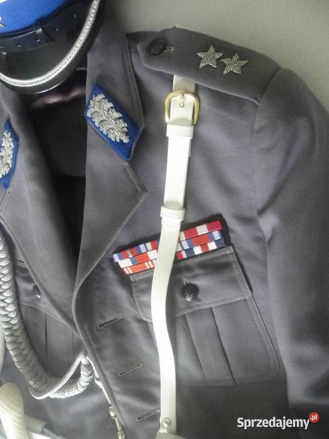 Mundur Młodszego Oficera Milicja epoka PRL Rzepiennik Marciszewski