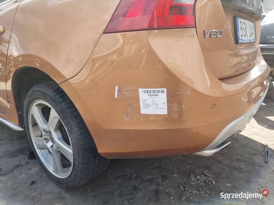 ZDERZAK TYŁ VOLVO V60 704 VIBRANT COPPER Lipno