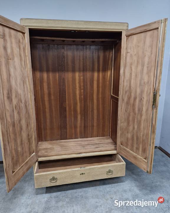 Dębowa Szafa Secesyjna AntykiMarki Meble Marki
